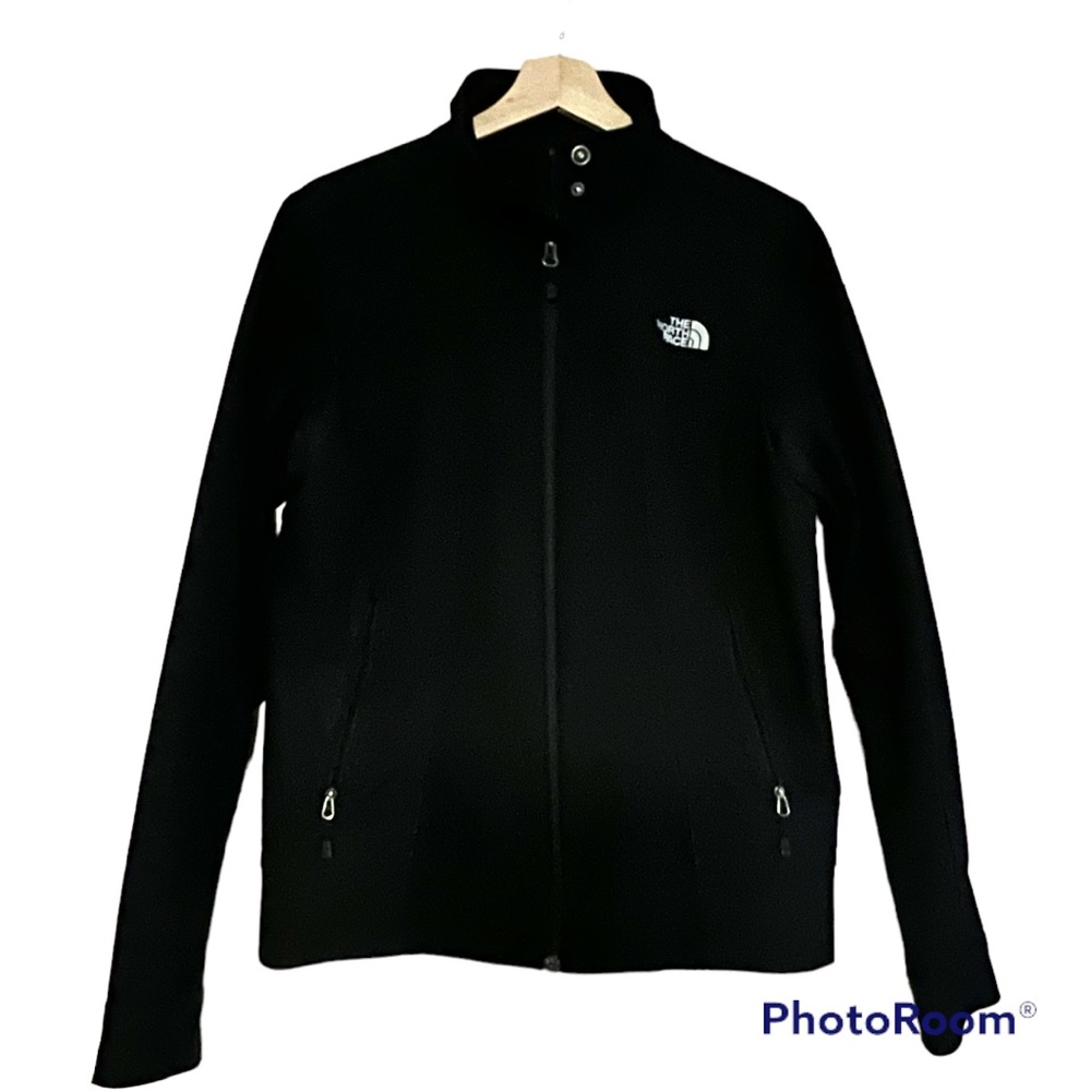 The North Face black shell jacket, size L